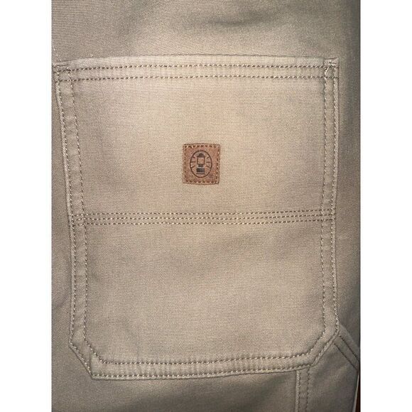 Coleman Bonded Fleece Lined Tear Resistant Comfort Stretch Utility Pants Size 38 - Picture 7 of 13